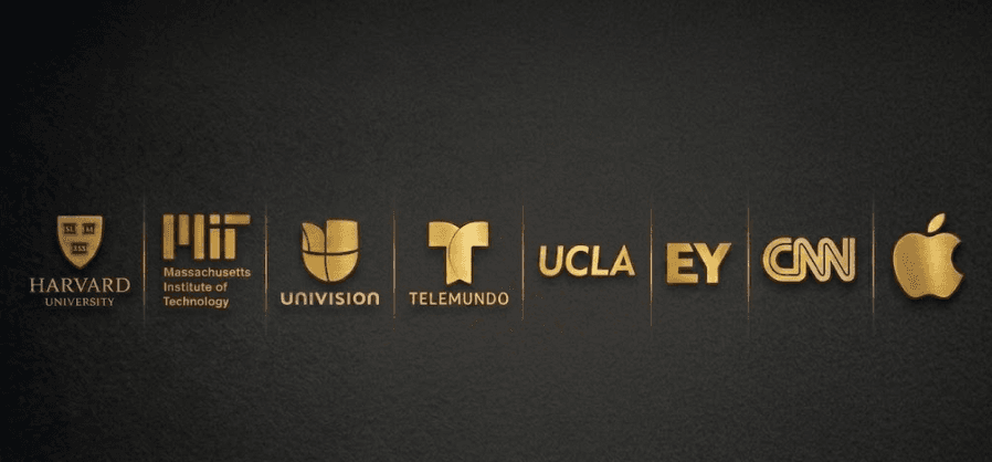 Harvard, MIT, Univision, Telemundo, UCLA, EY, CNN, Apple